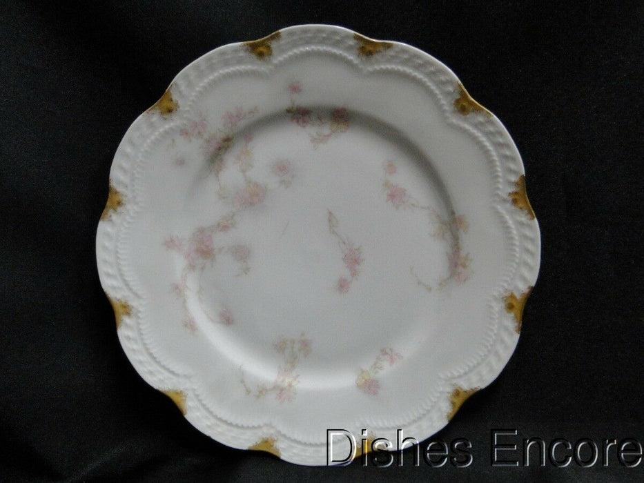 Haviland (Limoges) Schleiger 247d, Pale Pink Flowers: Salad Plate (s), 7 3/8"