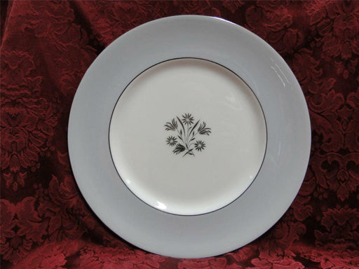 Royal Doulton Kingsmere H4909, Gray Band, Platinum: Dinner Plate (s), 10 5/8"