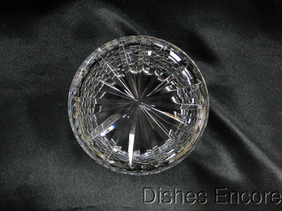 Waterford Crystal Alana, Cut Cross Hatch: Open Sugar Bowl, 3 1/2" x 2 1/2" Tall