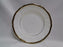 Wedgwood Windsor Black, Gold Design on Black Band: Bread Plate (s), 6 1/8"