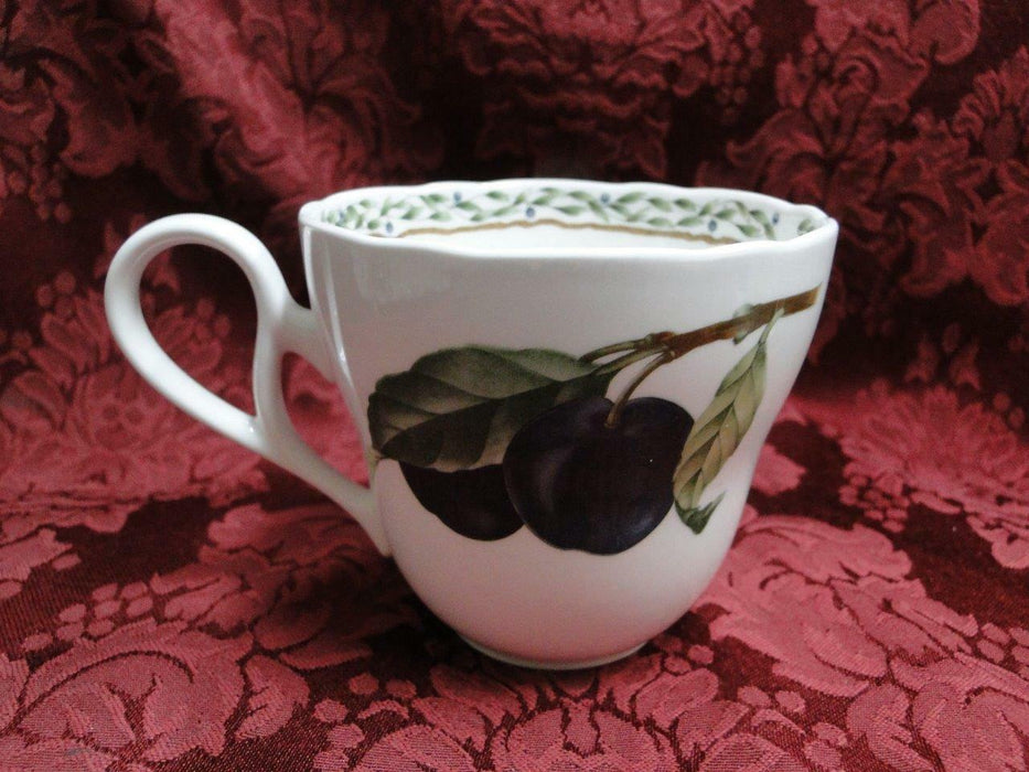 Noritake Royal Orchard, 9416, Fruit, Vine Border: Cup & Saucer Set (s), 3 1/8"