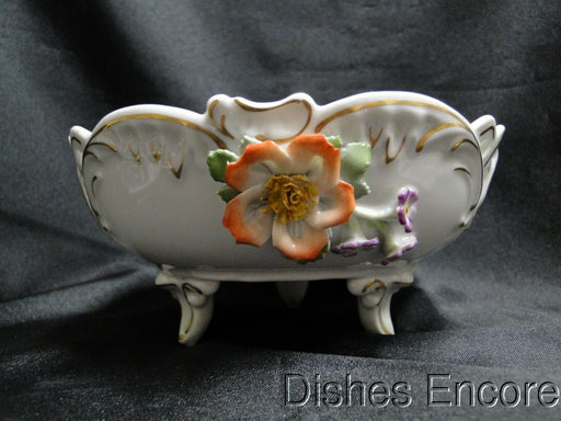 Schierholz 2D & 3D Dresden Flowers, Gold: Round Scalloped 3-Toed Bowl, 6"