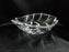 Marquis by Waterford Palma, Clear Scuptured Leaves, No Trim: Oval Bowl, 7" x 6"