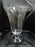 Clear w/ Smooth Body, Ball Stem: Vase (s), 13" Tall, Flaw on Edge -- MG#139