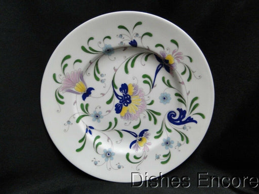 Coalport Pageant, Blue, Lavender, Aqua, & Yellow Floral: Salad Plate (s), 8 1/8"