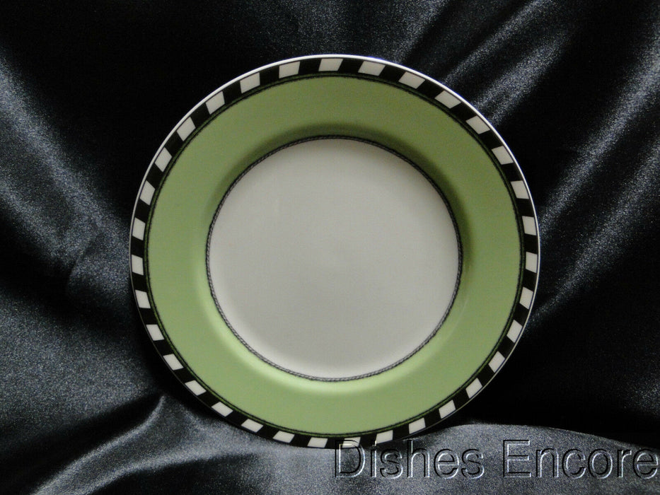 Swid Powell Drum Apple, Green Rim, Geoffrey Beene: Salad Plate (s), 7 3/4"