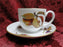 Royal Worcester Evesham Gold, Fruit: Cup & Saucer Set, 2 13/16" tall