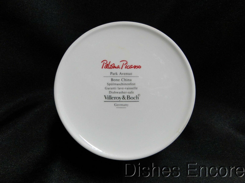 Villeroy & Boch Park Avenue, Paloma Picasso: Sugar Bowl & Lid, 3 3/8" Tall