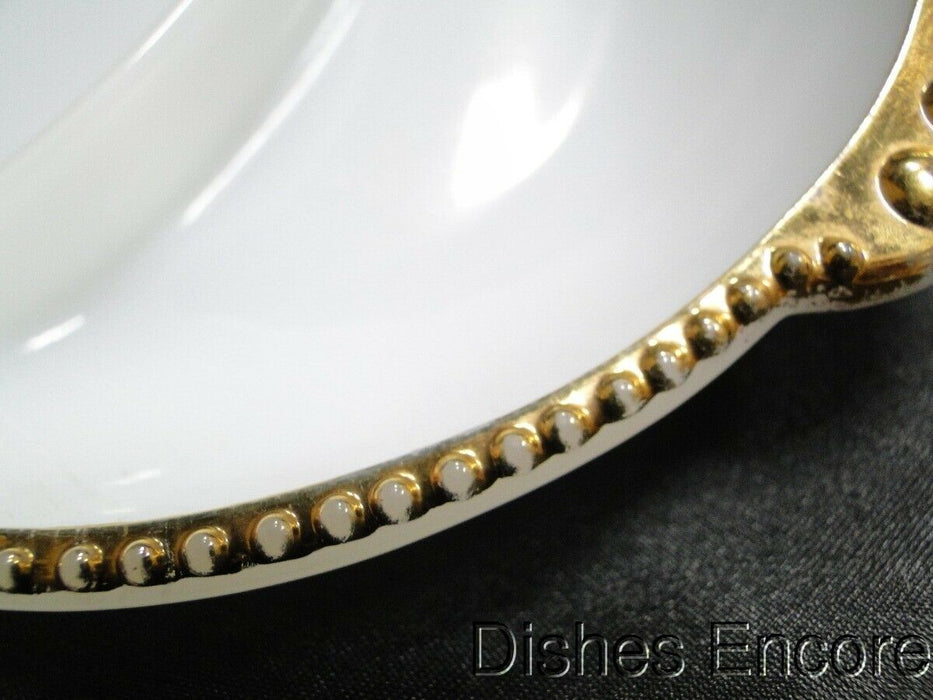 Anchor Hocking Swirl Golden Anniversary Milk Glass: 3-Part Relish Dish, Worn