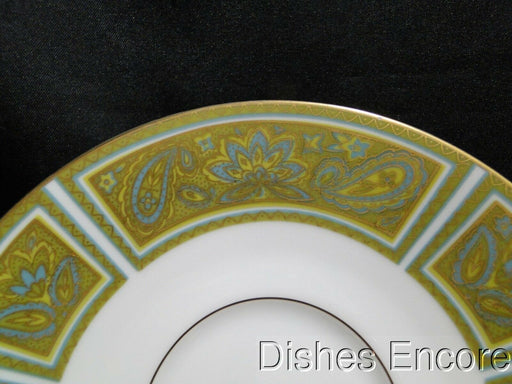 Sango Villa Medici, Blue & Green Paisley:  5 7/8" Saucer (s) Only, No Cup