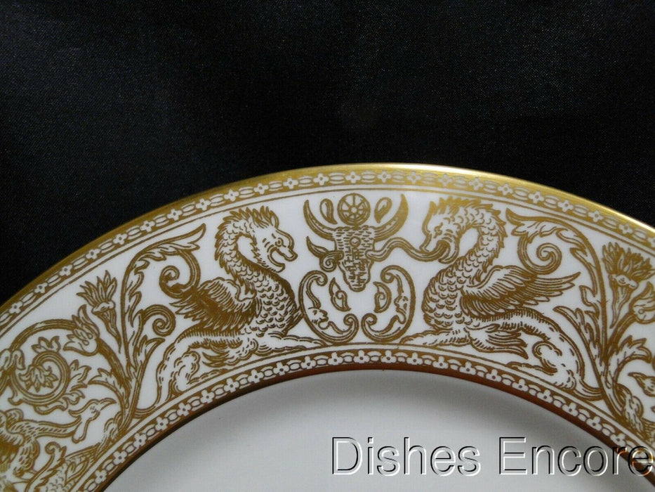 Wedgwood Gold Florentine, Dragons on White: Dinner Plate (s), 10 3/4"