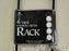 Tripar Augusta Vertical Black Display Rack for Four 6 1/2" - 8 1/4" Plates, 43"