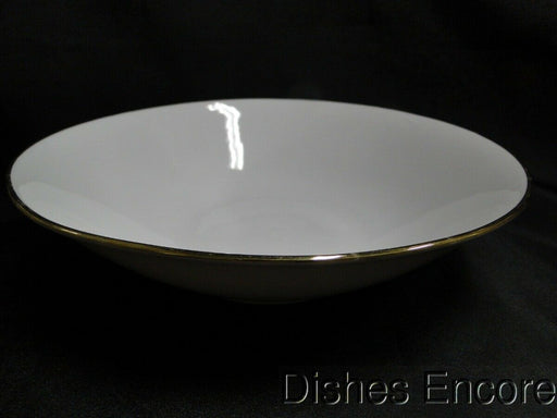 Eschenbach White w/ Gold Trim: Round Serving Bowl, 8 7/8" x 2 1/4"