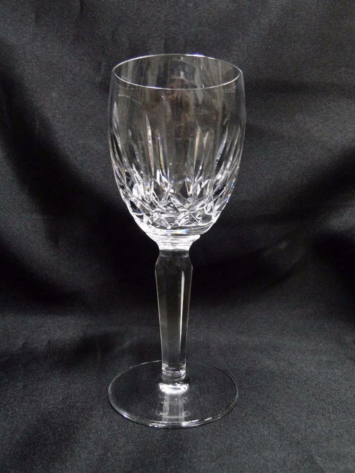 Waterford Crystal Kildare, Vertical & Criss Cross Cuts: Claret Wine, 6 1/2" Tall