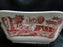 Spode Italian, Cranberry / Red Scene: NEW Square Serving Bowl, 9 1/2", Box
