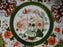 Mason's B9913 Red, Green, Coral, Gold: Cup & Saucer Set (s), 2 3/8", Crazing