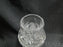 Clear w/ Cut Design: Hurricane Lamp Base, No Globe, 6", As Is  -- MG#111
