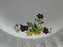 Spode Wicker Lane, Basket Weave, Florals: Dinner Plate, 10 1/2", Chip on Edge