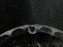 Clear w/ Cut Circles & Diamonds: Round Two Slot Ashtray, 3 1/2" x 1 1/2", MG#171
