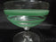 Light Green Stripes, Old Fiesta Colors: Champagne / Sherbet, 3 1/2", As Is