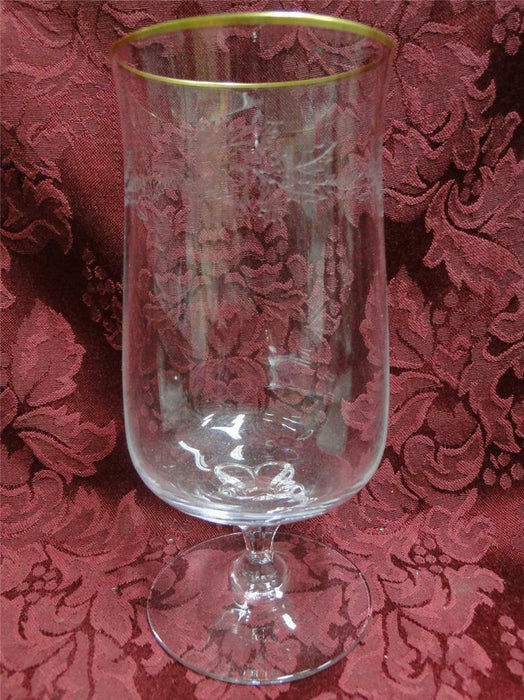 Lenox Holiday Crystal, Gold Trim (Older): Iced Tea, 6 1/4" Tall