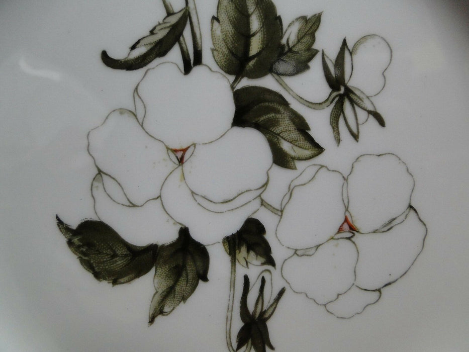 Royal Worcester Bernina, White & Yellow Flowers: Bread Plate (s), 6 1/8"