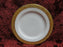 Hutschenreuther HUT184, White w/ Encrusted Gold, No Verge: Bread Plate, As Is