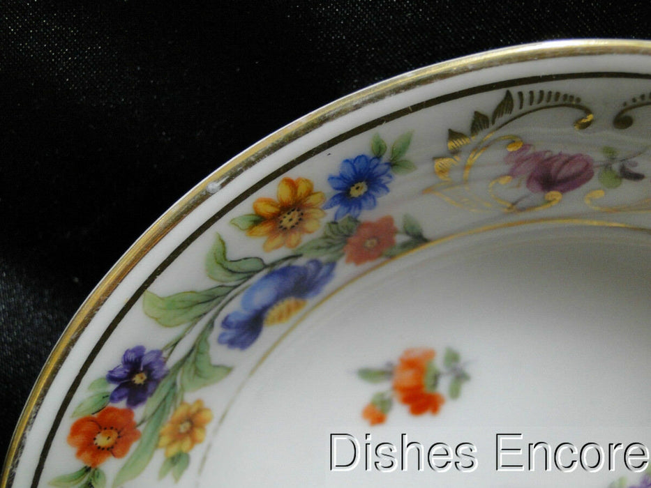 Dresden Style Royal, Floral & Gold Scrolls: Fruit Bowl (s), 5 3/8"