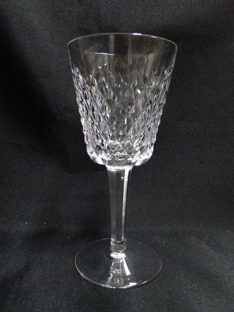 Waterford Crystal Alana, Cut Cross Hatch: White Wine (s), 5 5/8" Tall