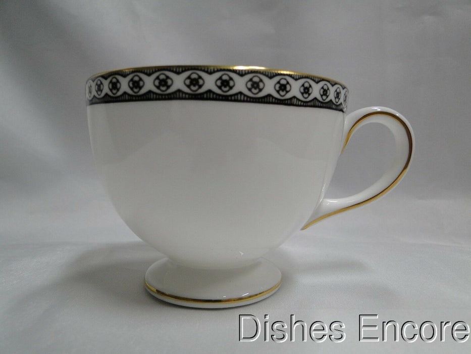 Wedgwood Ulander Black, Black Lines & Circles on Edge: 2 5/8" Cup (s) Only