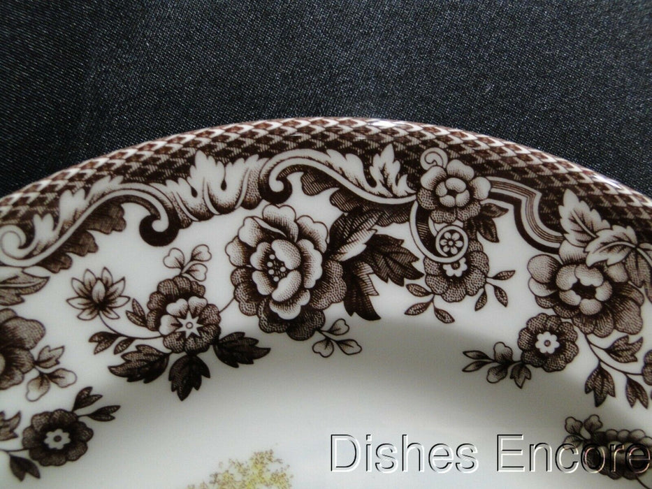 Spode Woodland English Springer Spaniel Hunting Dog: NEW Salad Plate, Box