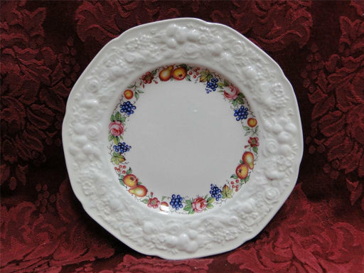 Crown Ducal Florentine Garden, Fruit: Salad Plate (s), 8", Crazing