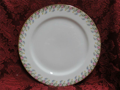 Noritake Beverly, 5162, Pink, White, & Blue Flowers: Dinner Plate (s), 10"