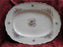 Krautheim/Franconia Lakme, Floral, Scallop, Ivory: Oval Platter, 15 1/2"