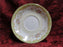 Noritake Green Edge, Swirls & Flowers on White: Saucer (s), Cup Not Included