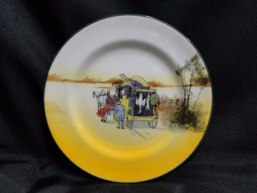 Royal Doulton Coaching Days, Coach w/ Hanging Animals: Bread Plate, 6 7/8", 9b