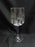 Crystal Guild Clear w/ Two Rows of Vertical Cuts: Wine Goblet, (s) 7"