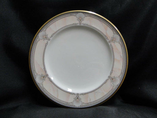 Noritake Pacific Majesty, 9771, White Shells, Pink Rim: Salad Plate (s), 8 3/8"