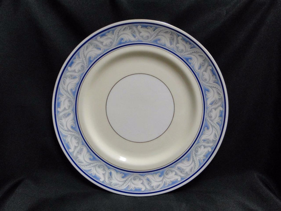 Royal Doulton The Tewkesbury, Scrolls on Blue Rim: Dinner Plate (s), 10 5/8"