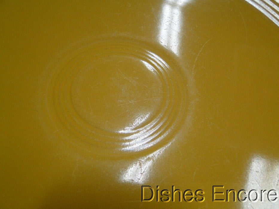 Homer Laughlin Fiesta (Old): Yellow Luncheon Plate, 9 1/2", As Is