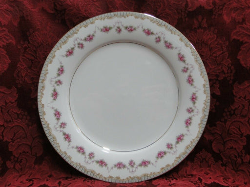 Noritake Ridgewood, 5201, Pink Rose Swags, Gray, Tan: Bread Plate (s), 6 1/4"