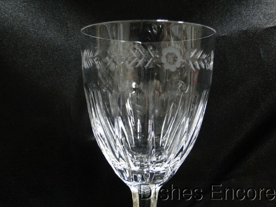 Wedgwood Calendore, Floral, Vertical, & Panel Cuts: Wine Glass (es), 7 5/8"