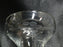 Clear w/ Etched Flowers & Leaves: Champagne / Sherbet (s), 4 5/8" Tall -- CR#016