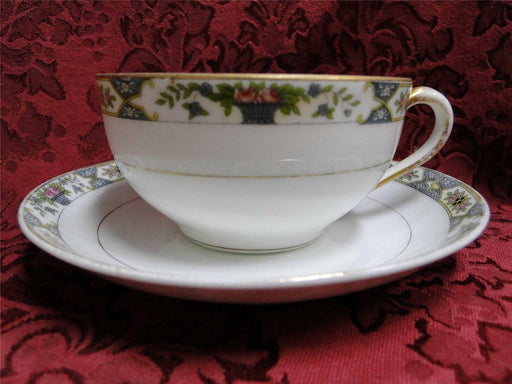 Noritake Rochambeau, 61228, Blue Basket of Flowers: Cup & Saucer Set (s)