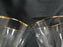 Sasaki Renaissance Gold, Swirled Stem, Gold Trim: Wine Glass (es), 7 1/8" Tall