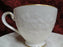 Noritake Halls of Ivy, 7341, Ivory w/ Raised Leaves: Cup & Saucer Set, 2 7/8"