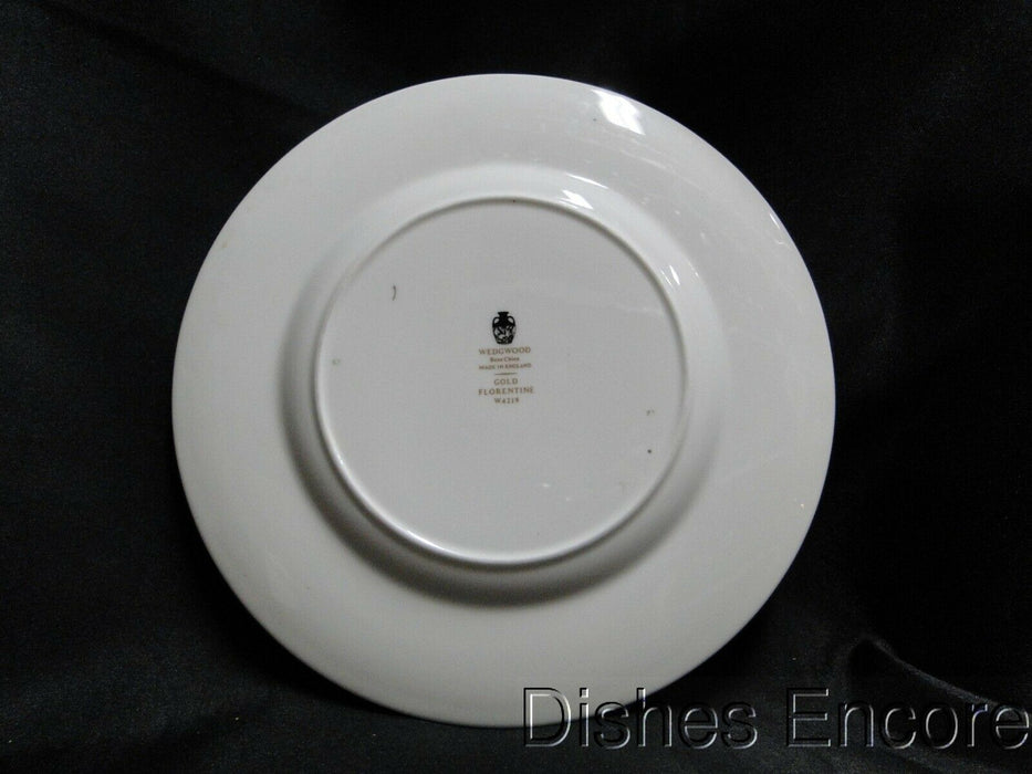 Wedgwood Gold Florentine, Dragons on White: Salad Plate (s), 8"