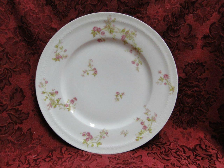 Haviland (Limoges) Schleiger 242e, Pink Roses: Dinner Plate (s), 9 3/4", As Is