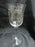 Colony COL2 Gray Cut Floral: Water or Wine  Goblet, 7 5/8" Tall