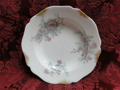 Wm Guerin, Limoges, Pink Roses, Blue, Green: Fruit Bowl (s), 5"